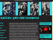 Tablet Screenshot of kelleyandthecowboys.com